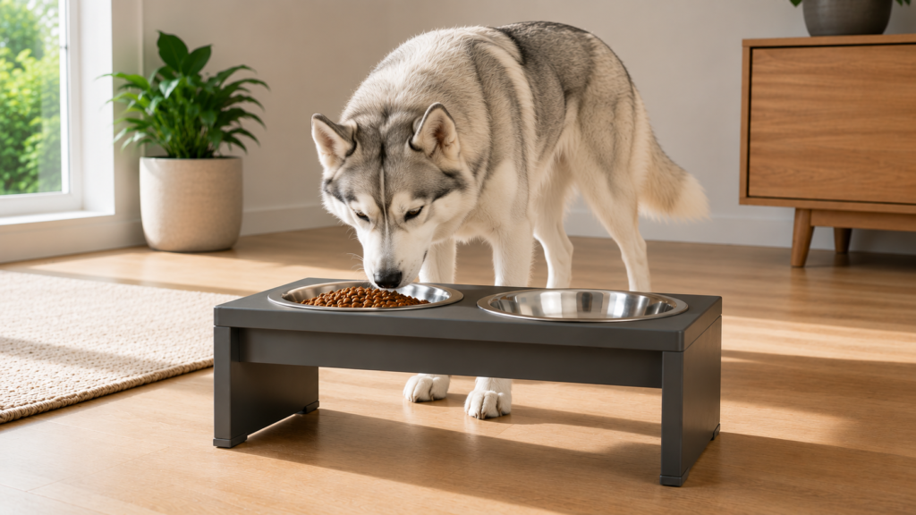 raised dog bowls